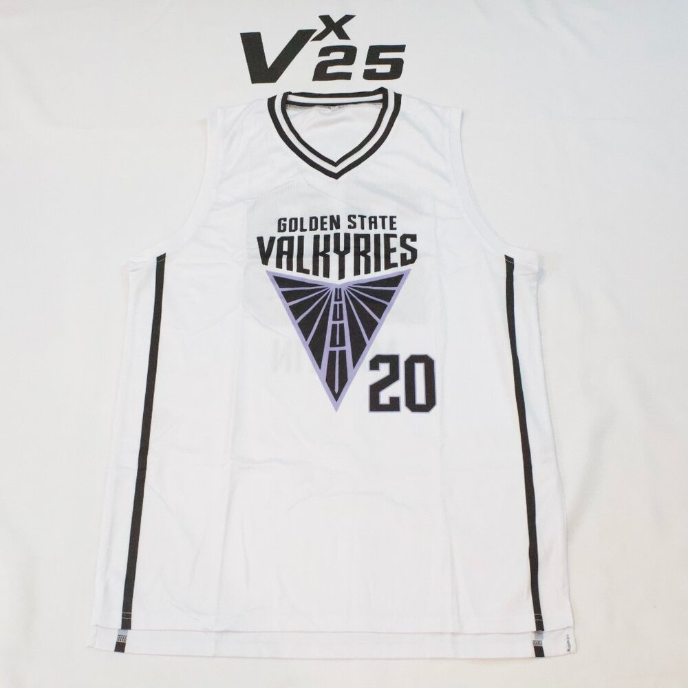 NEW Men's Golden State Valkyries Kate Martin #20 White Jersey Size Large